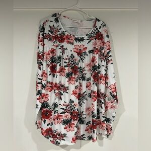 Floral Print Women's Top